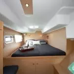 Lagoon catamaran charter interior